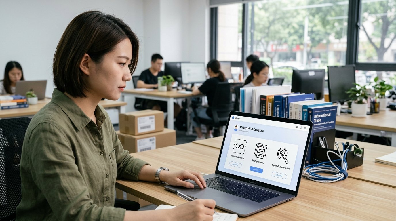 易翻译VIP值得买吗核心功能概览界面