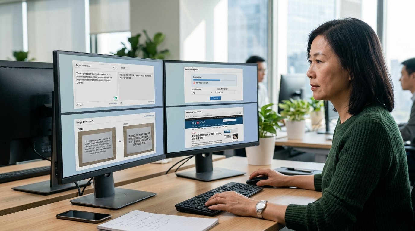 易翻译在线翻译核心功能操作界面